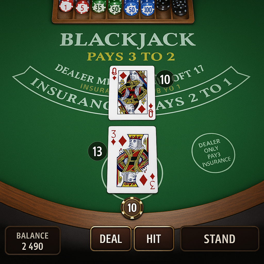 Legiano - Blackjack Table Game - Online Casino