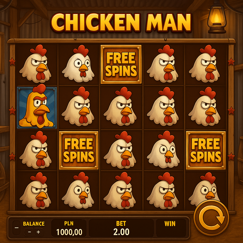 Legiano - Chicken Man Slot Game - Casino Games